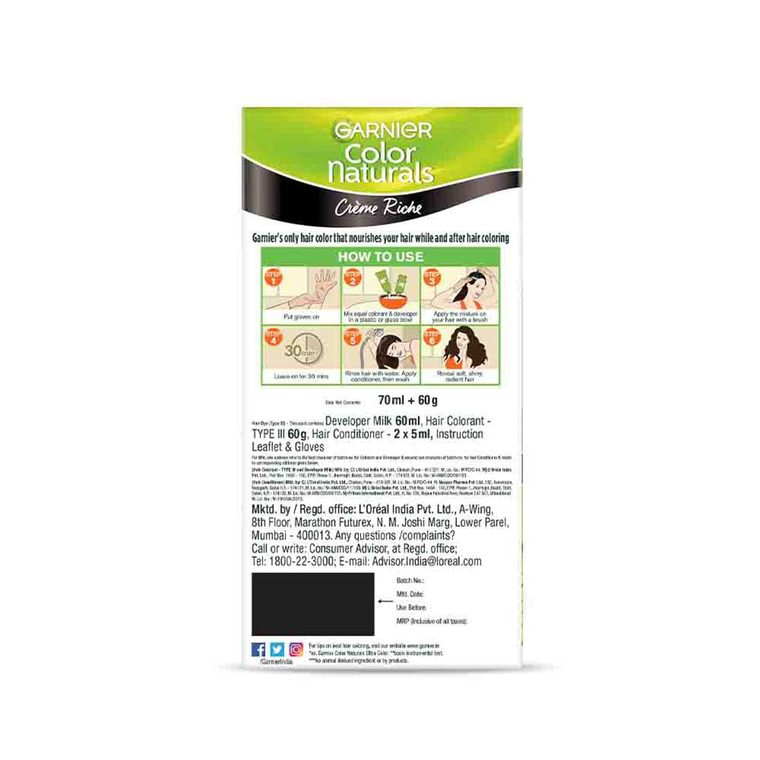 GARNIER COLOUR NATURAL SHADE 3 DARK BROWN 130ML