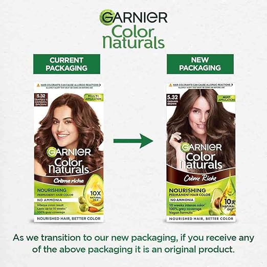 GARNIER COLOUR NATURAL 5.32 CARAMEL BROWN 130ML