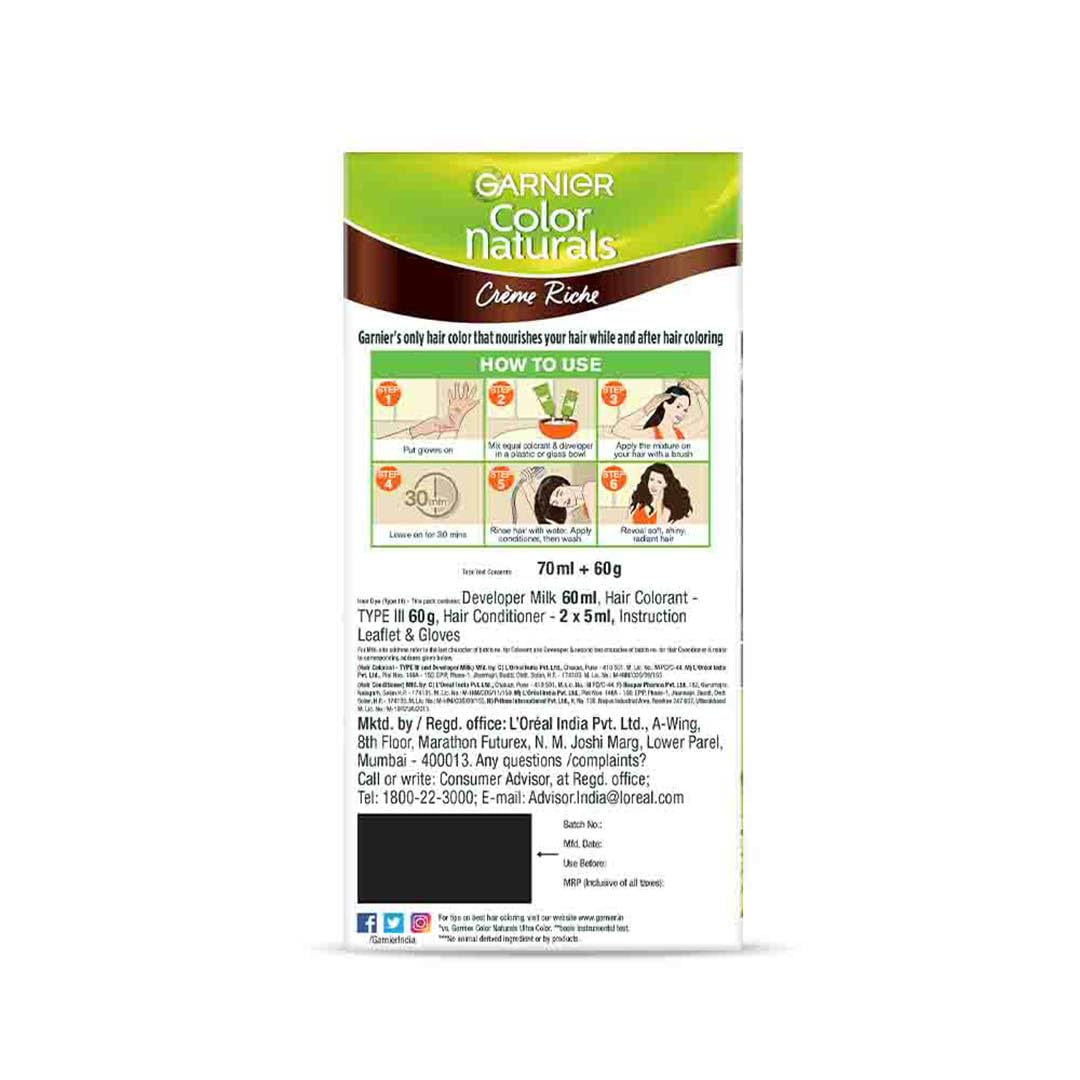 GARNIER COLOUR NATURAL 5.32 CARAMEL BROWN 130ML