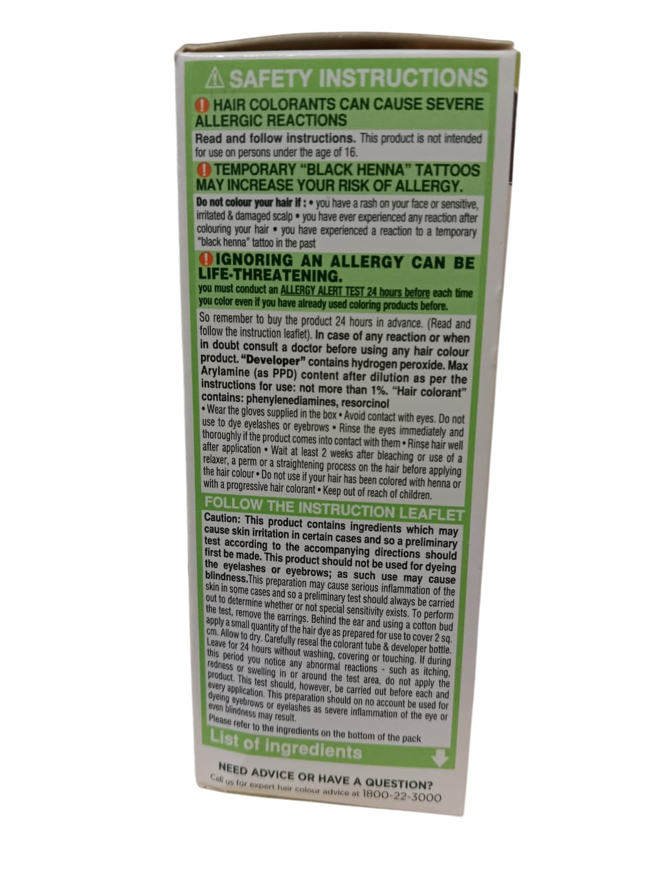 GARNIER COLOUR NATURAL SHADE 3 DARK BROWN 40ML