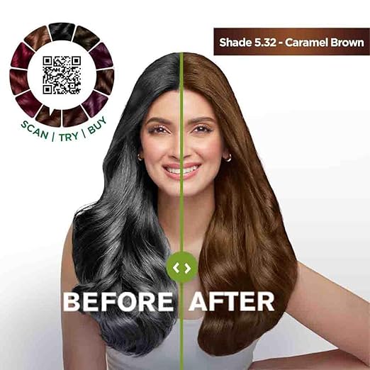 GARNIER COLOUR SHADE 5.32 CARAMEL BROWN  40ML