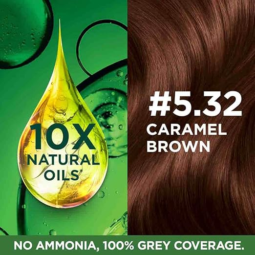 GARNIER COLOUR SHADE 5.32 CARAMEL BROWN  40ML