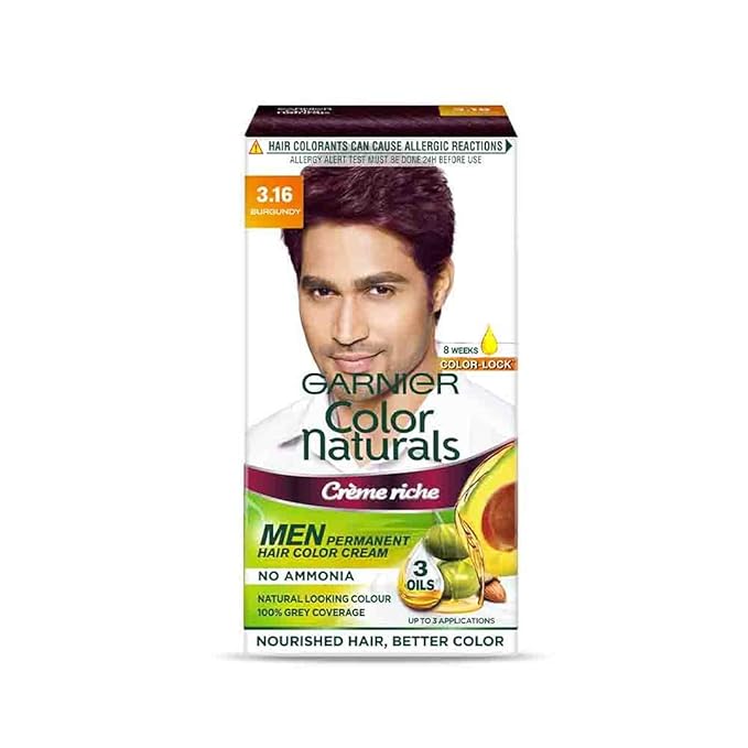 GARNIER COLOUR NATURAL UNI. SHADE 3.16 BURGUNDY 40ML