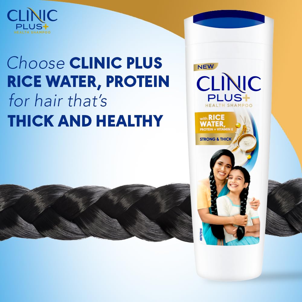 CLINIC PLUS STRONG & THICK SHAMPOO WITH ALMOND OIL & MILK PROTEINS FOR STRENGTH AND VOLUME 650ML
