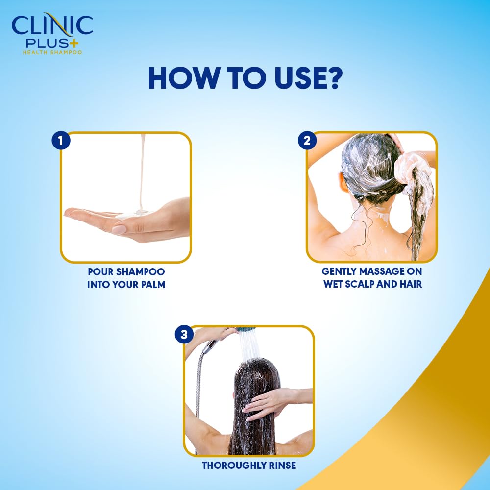 CLINIC PLUS STRONG & THICK SHAMPOO WITH ALMOND OIL & MILK PROTEINS FOR STRENGTH AND VOLUME 650ML