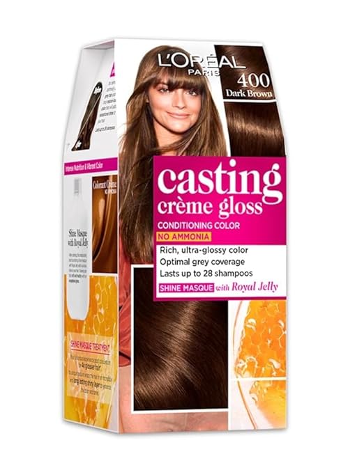 LOREAL CASTING CREAM 400 DARK BROWN 87.5G+72ML