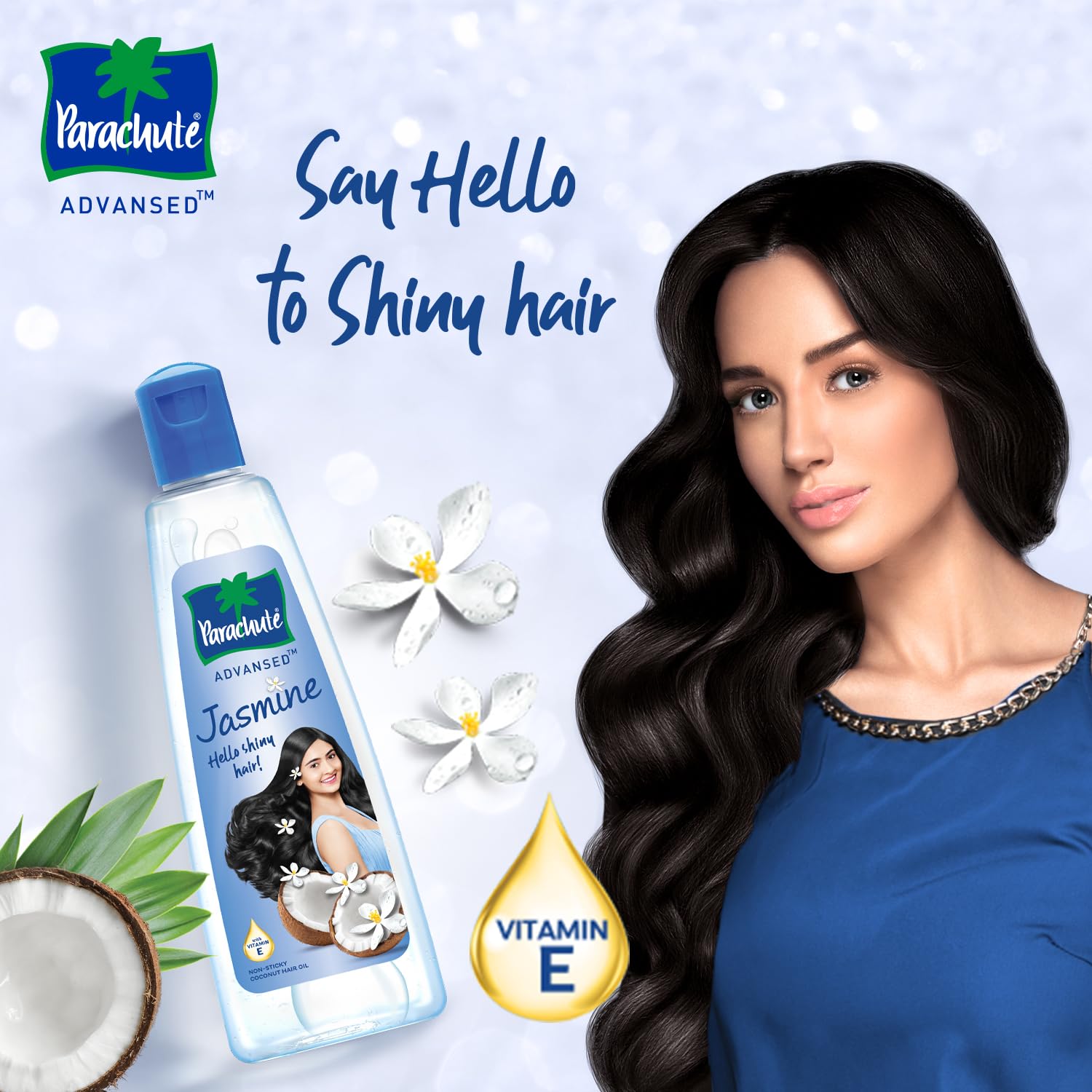 PARACHUTE JASMINE COCONUT HAIR OIL, 300 ML
