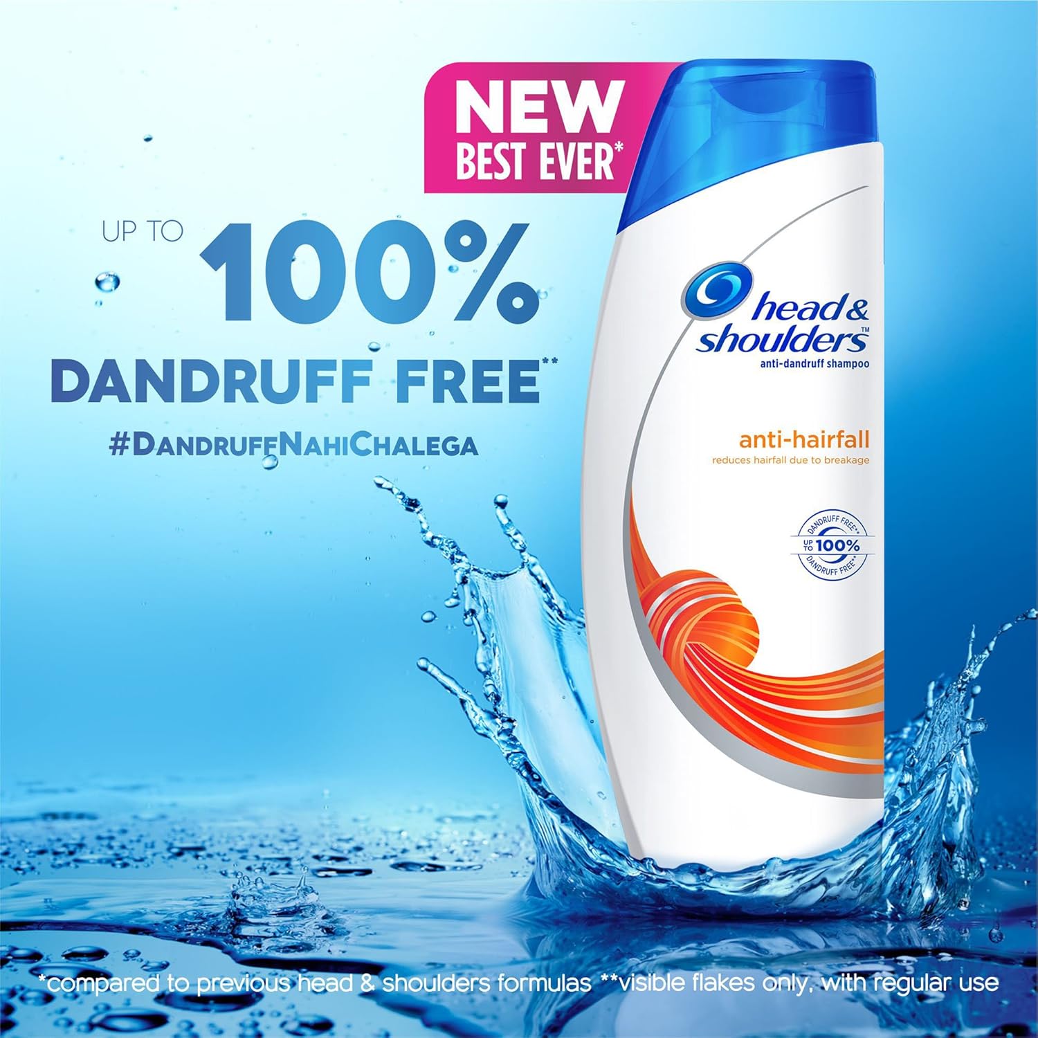 HEAD & SHOULDERS ANTI HAIRFALL SHAMPOO, 72ML