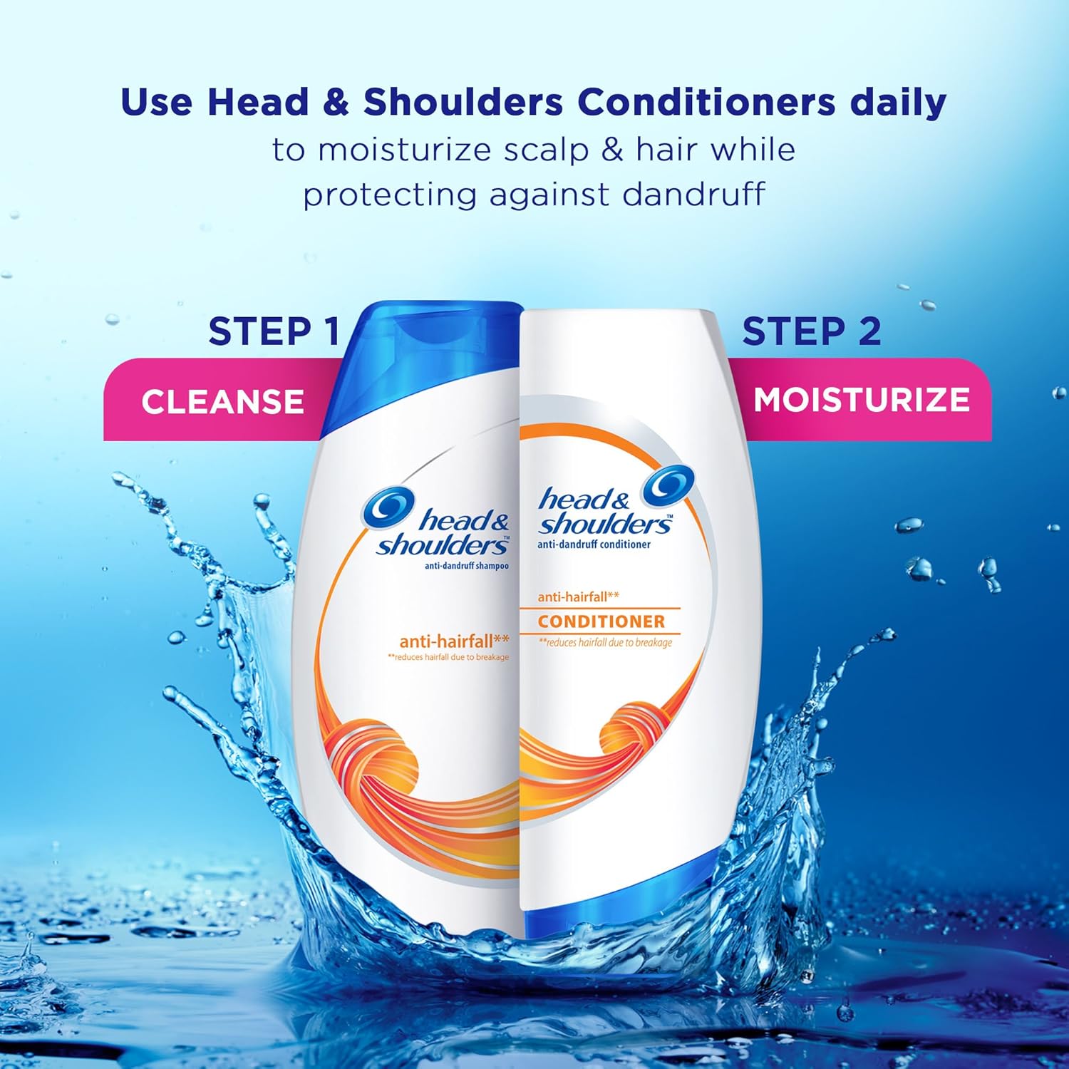 HEAD & SHOULDERS ANTI HAIRFALL SHAMPOO, 72ML