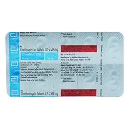 CLARIBID 250 MG 10 TABLETS