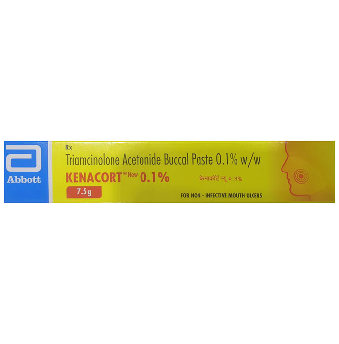 KENACORT NEW 0.1% BUCCAL PASTE 7.5GM