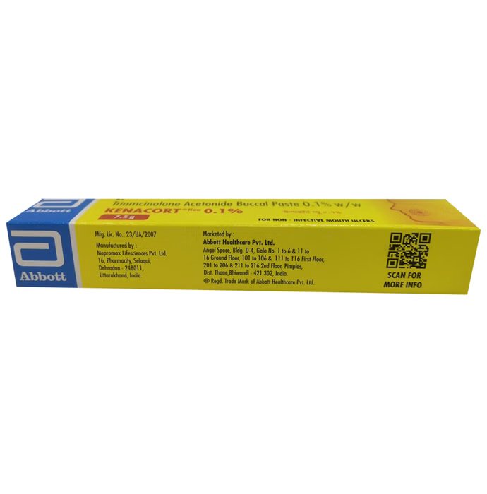 KENACORT NEW 0.1% BUCCAL PASTE 7.5GM