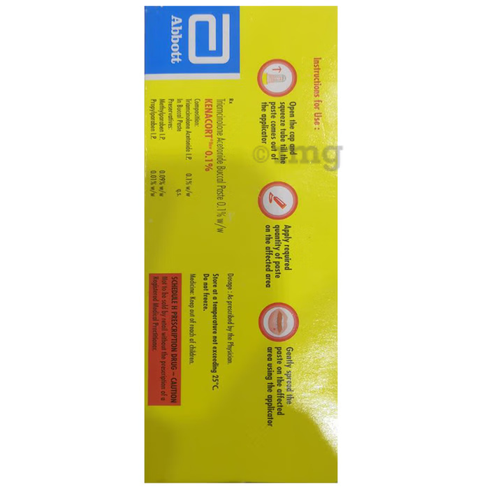 KENACORT NEW 0.1% BUCCAL PASTE 7.5GM