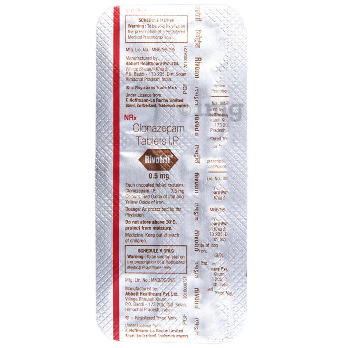 RIVOTRIL 0.5MG TABLET