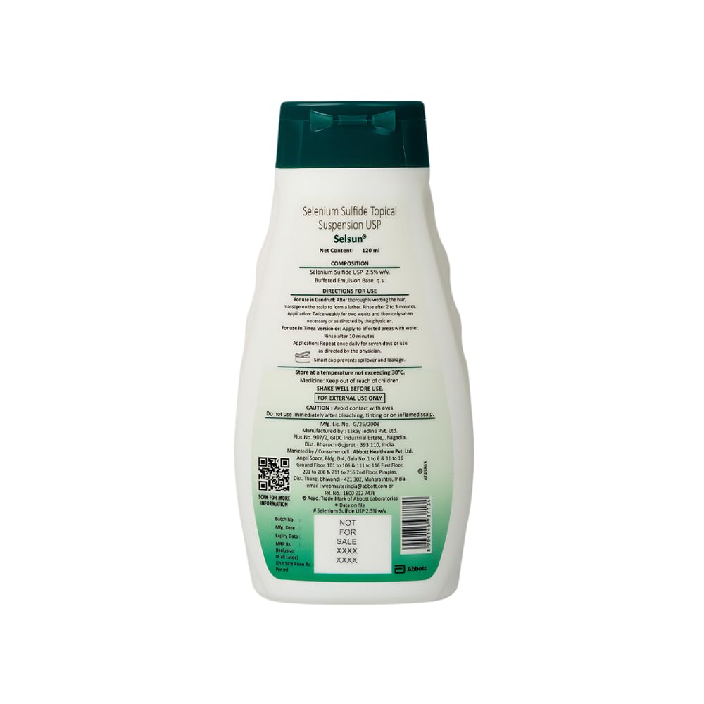 SELSUN SUSPENSION ANTI DANDRUFF SHAMPOO 120ML