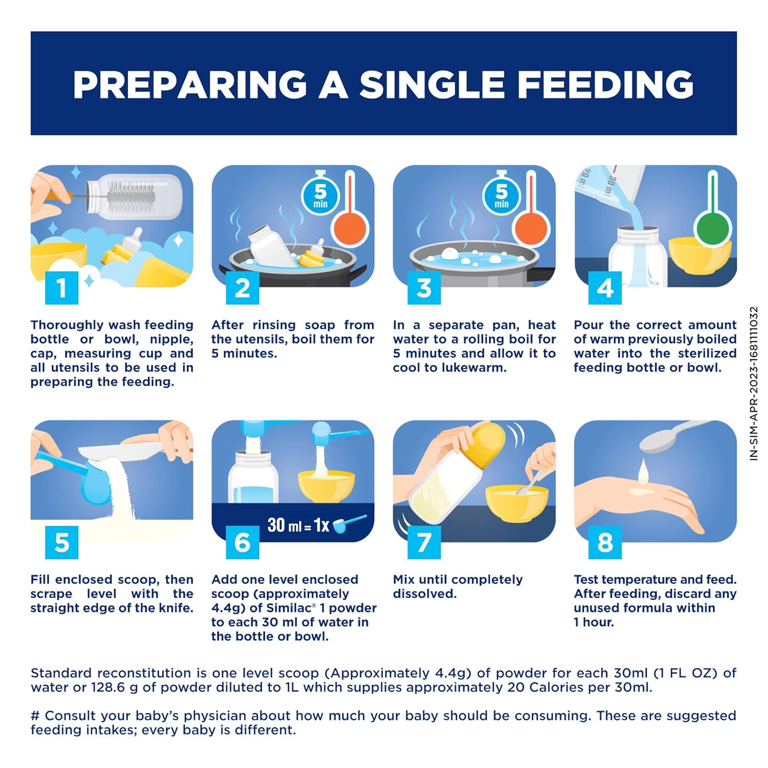 SIMILAC STAGE MT 1 INFANT FORMULA (UP TO 6 MONTHS)