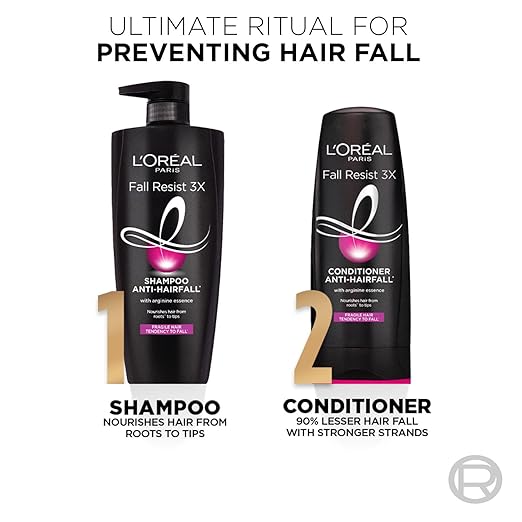 L'OREAL PARIS ANTI-HAIR FALL SHAMPOO, REINFORCING & NOURISHING FOR HAIR GROWTH 3X,180 ml