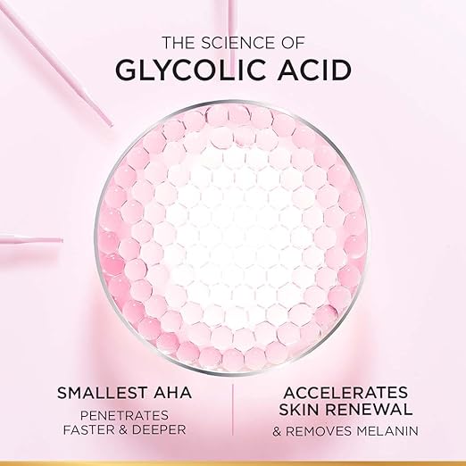 L'OREAL PARIS GLYCOLIC BRIGHT GLOWING DAY CREAM, OVERNIGHT BRIGHTENING CREAM, GLOWING SKIN, 50ML
