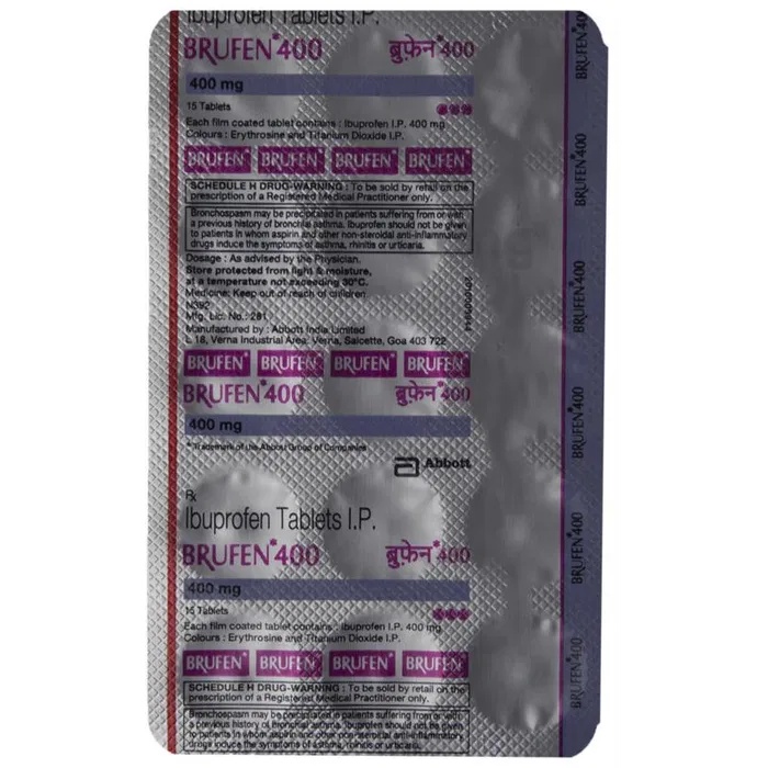 BRUFEN 400MG TABLETS