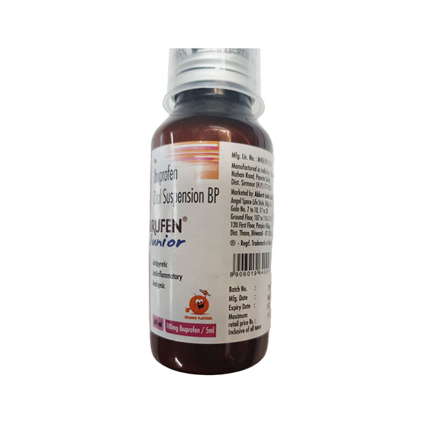 BRUFEN JUNIOR ORAL SUSPENSION ORANGE FLAVOUR 60ML