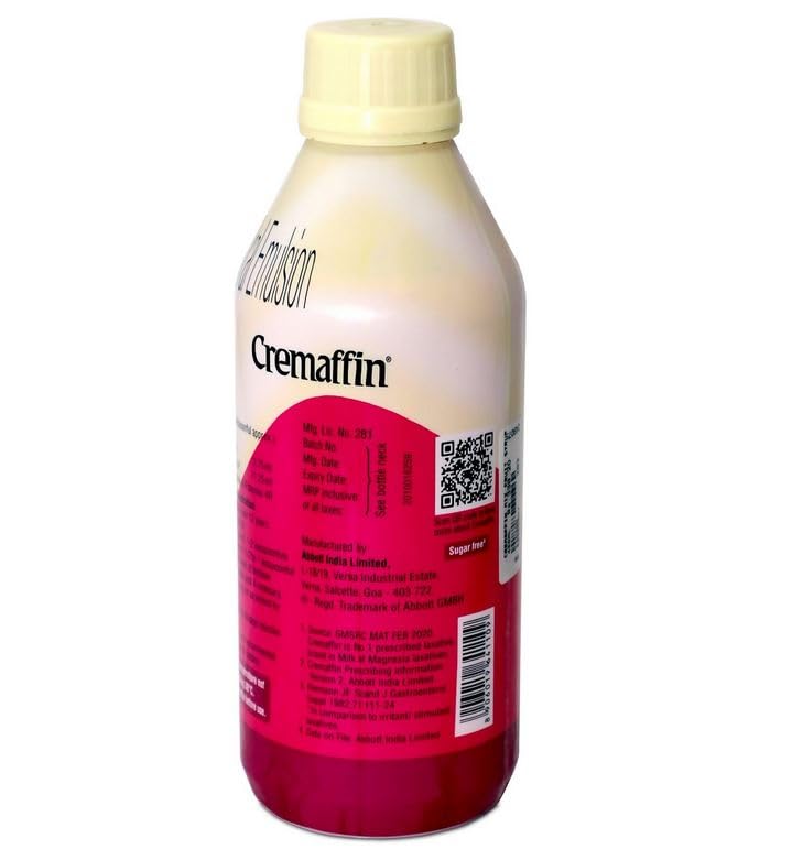 CREMAFFIN CONSTIPATION RELIEF WITH LIQUID PARAFFIN FOR STOMACH CARE MIXED FRUIT 225ML