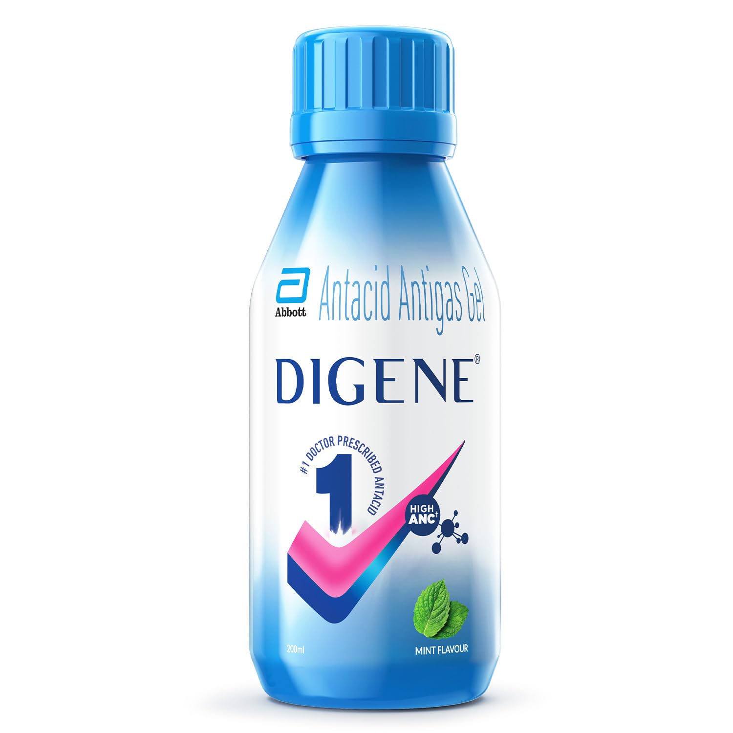 DIGENE ANTACID ANTIGAS GEL | FOR ACIDITY, GAS, HEARTBURN & STOMACH CARE | FLAVOUR MINT