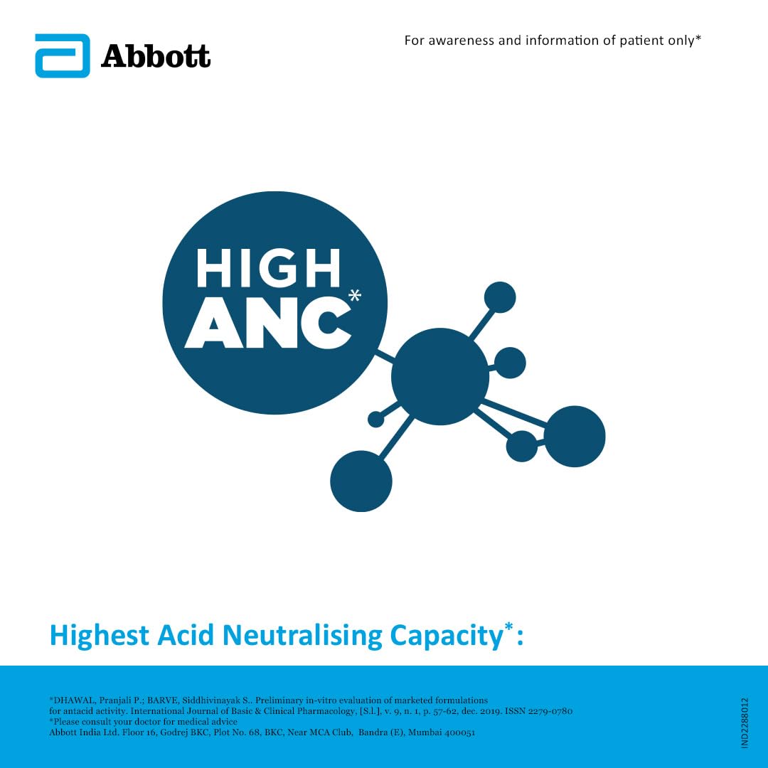 DIGENE ANTACID ANTIGAS GEL | FOR ACIDITY, GAS, HEARTBURN & STOMACH CARE | FLAVOUR MINT