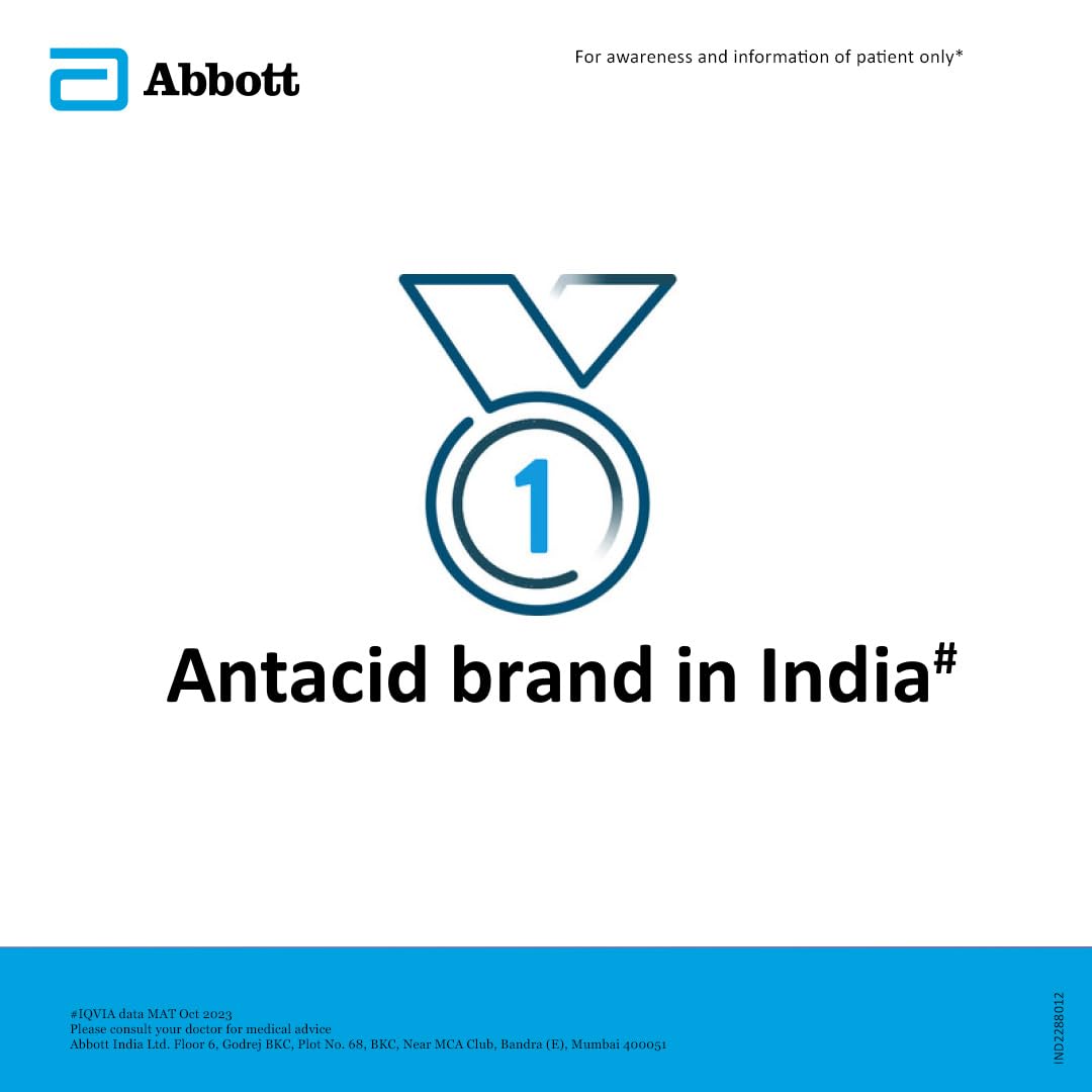 DIGENE ANTACID ANTIGAS GEL | FOR ACIDITY, GAS, HEARTBURN & STOMACH CARE | FLAVOUR MINT