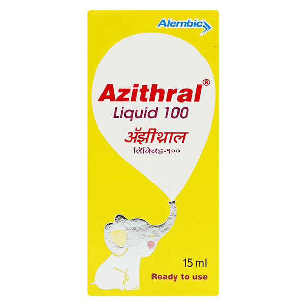 AZITHRAL 100MG LIQUID 15ML