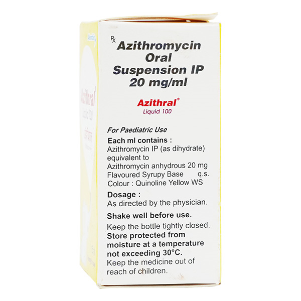 AZITHRAL 100MG LIQUID 15ML