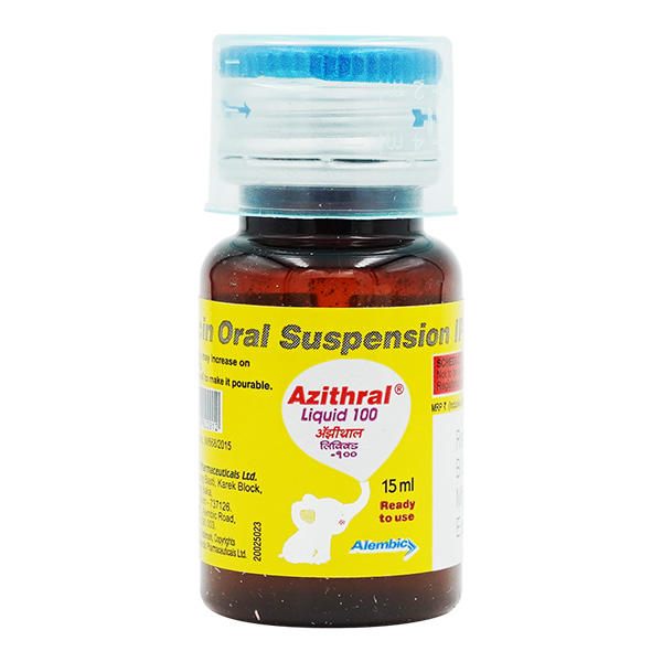 AZITHRAL 100MG LIQUID 15ML