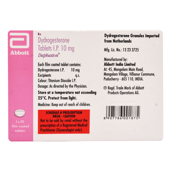 DUPHASTON 10MG TABLET