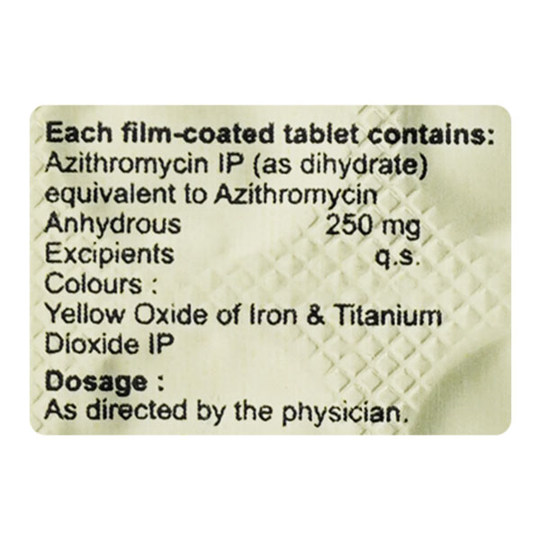 AZITHRAL 250MG TAB