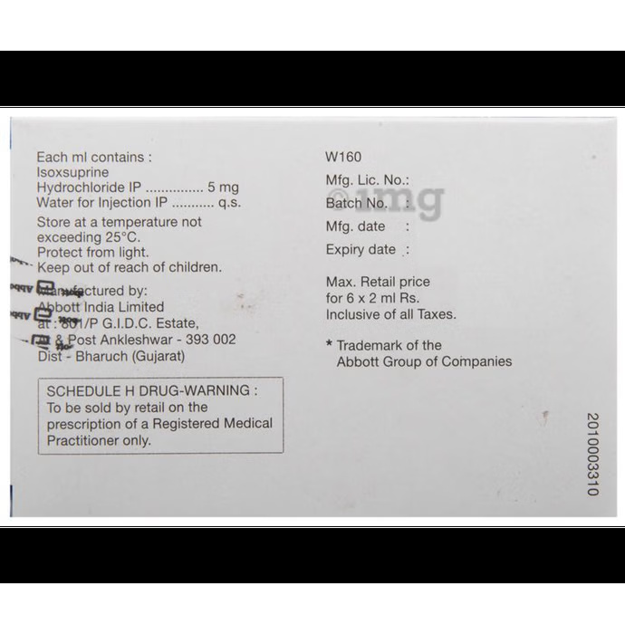 DUVADILAN IM/IV 5MG INJECTION (2ML EACH) AMPULES