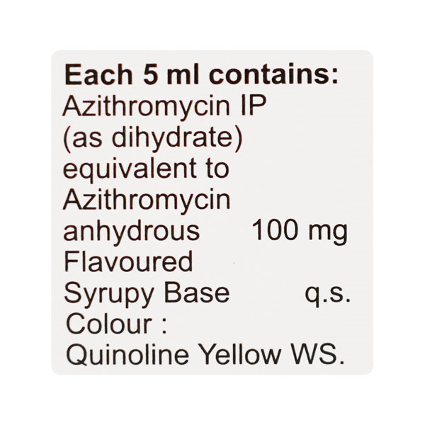AZITHRAL-XL 100MG SYRUP 30ML