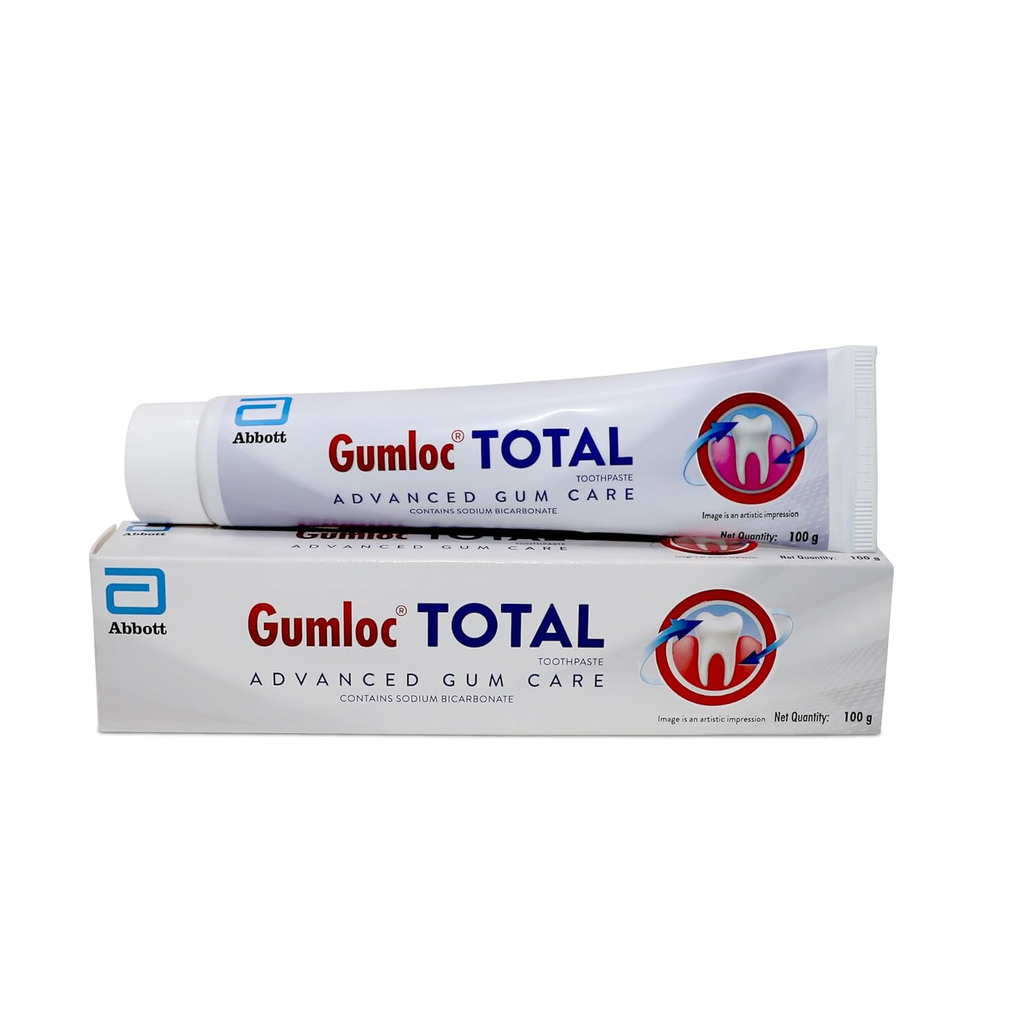 GUMLOC TOTAL - TUBE OF 100G TOOTHPASTE