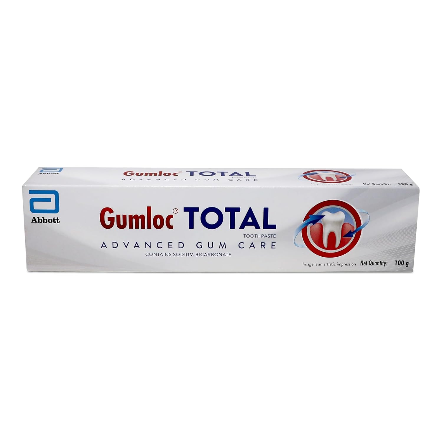 GUMLOC TOTAL - TUBE OF 100G TOOTHPASTE