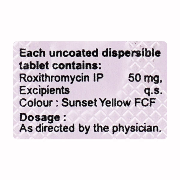 ROXID KID 50MG TAB