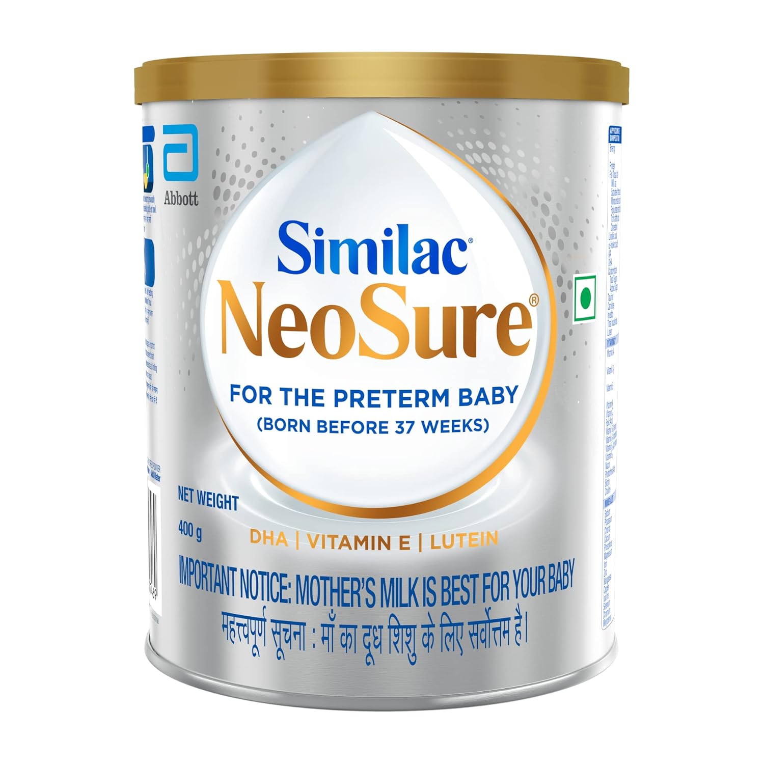 SIMILAC NEOSURE PRETERM INFANT FORMULA POWDER 400G TIN