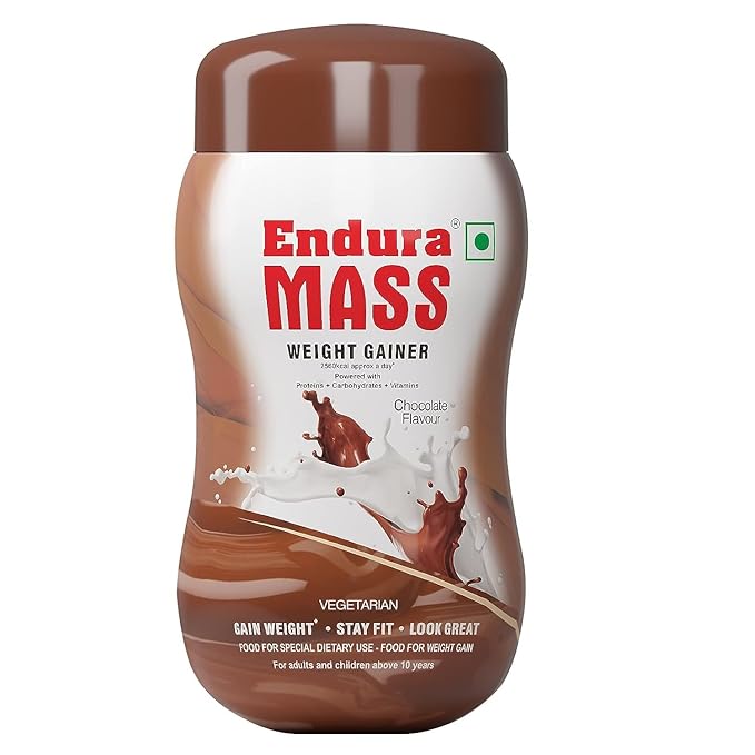 ENDURA MASS WEIGHT GAINER POWDER CHOCOLATE FLAVOUR 500GM