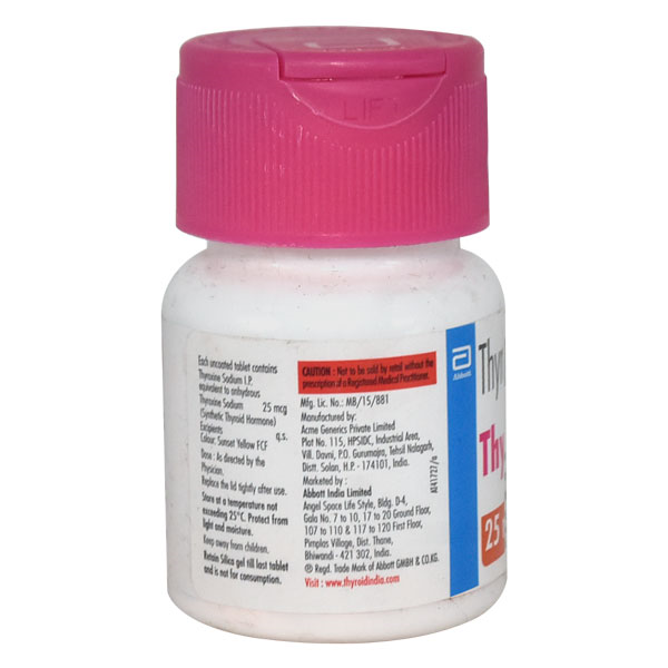 THYRONORM 25MCG TABLET