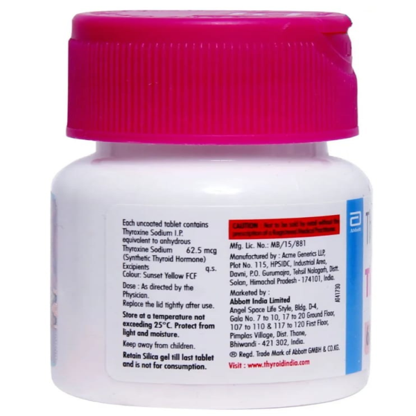 THYRONORM 62.5MCG TABLET