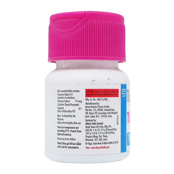 THYRONORM 75MCG TABLET