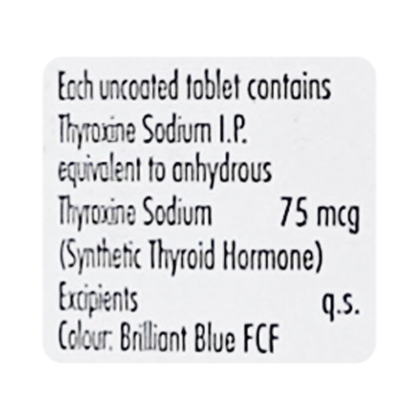 THYRONORM 75MCG TABLET