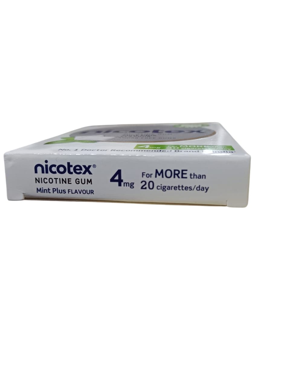 NICOTEX MINT PLUS 4MG  CHEWEABLE TAB