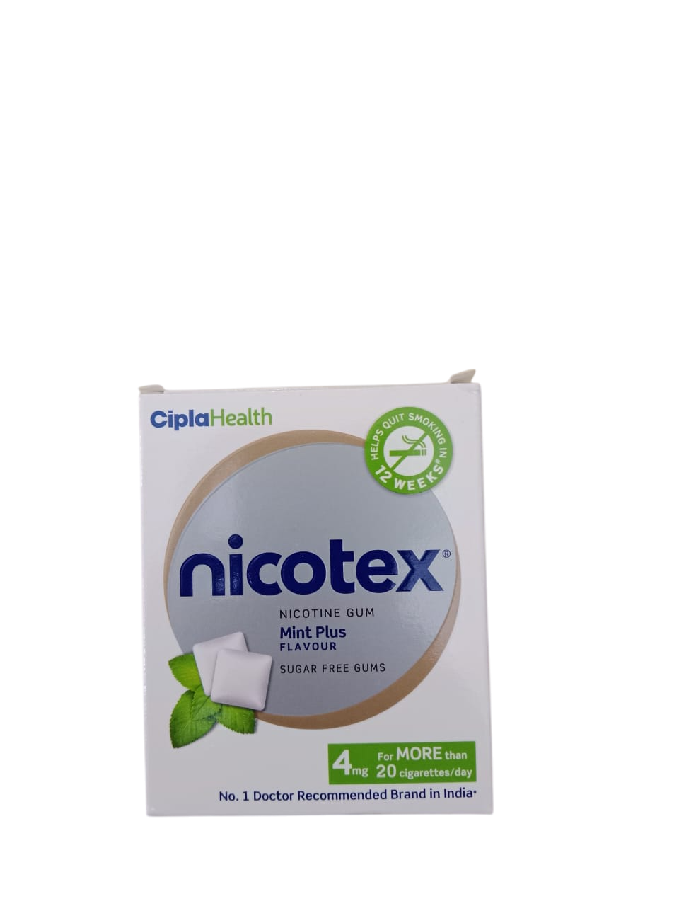 NICOTEX MINT PLUS 4MG  CHEWEABLE TAB
