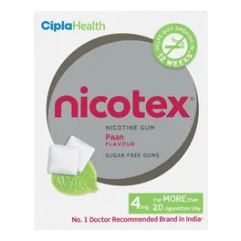 NICOTEX PAN PLUS 4MG CHEWEABLE TAB