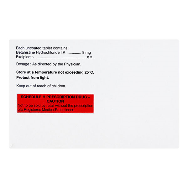VERTIN 8MG TABLET