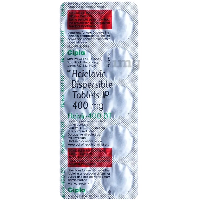 ACIVIR 400 DT TABLET