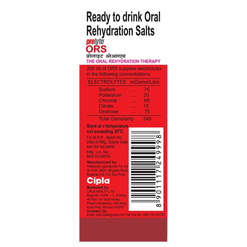 ORS PROLYTE LIQUID APPLE FLAVOUR 200ML